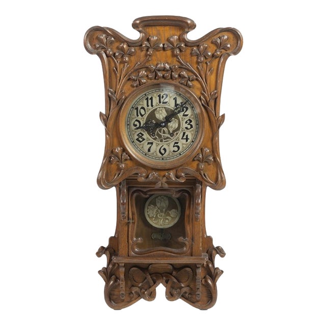19th Century Wall Clock For Sale