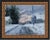 "Winter Dusk" Contemporary Winter Landscape Oil Painting For Sale - Image 9 of 12