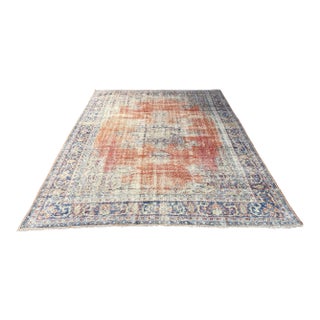 1960s Vintage Turkish Rug-7’3’x10’2" For Sale