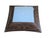Moe Light Mid Century Modern Faux Bois Glass Light Fixture Cover For Sale - Image 4 of 13