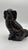 Antique Staffordshire Jackfield Black Spaniel Dogs Pair Gold Gilt c.1900 10.5” For Sale In West Palm - Image 6 of 6