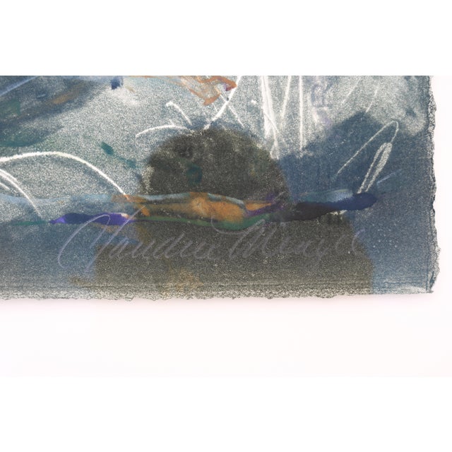 Claudia Mengel Original Signed Abstract Landscape Acrylic Painting One-of-a-Kind For Sale - Image 15 of 18