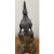 A finely cast bronze statue of Buddha from Thailand. Thai images of Buddha often had a flame-shaped aureole, finely curled...