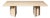 Travertine Coffee Table with Sculptural Base For Sale