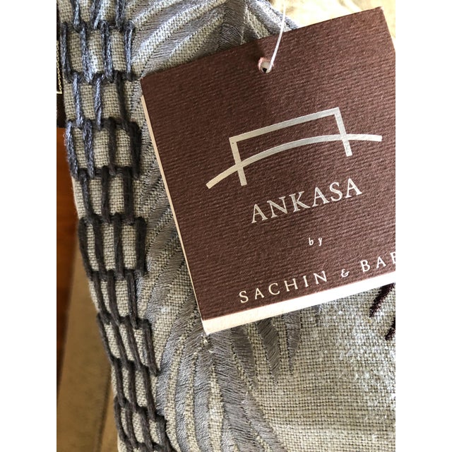 Ankasa Embroidered Linen Pillow Cover Chairish