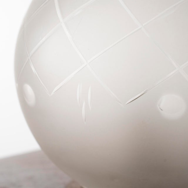 Vintage Art Deco Murano Glass Table Lamp, Italy, 1980s For Sale - Image 11 of 13