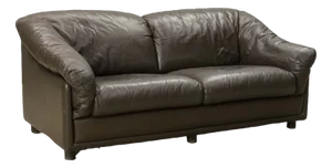 Brown Leather 2-Seater Sofa from Leolux, Netherlands, 1970s