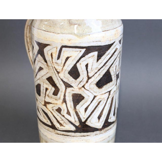 Vintage French Decorative Pitcher by Vieux Moulin, 1960s For Sale - Image 7 of 13