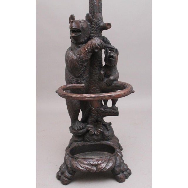 Early 20th Century Carved Bear Hall Stand For Sale - Image 11 of 12