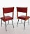Mid-Century Italian Chestnut and Leatherette Chairs, 1950s, Set of 4 For Sale - Image 10 of 18