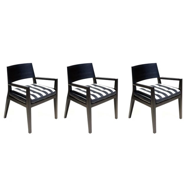 Italian Armchairs from Flexform, 1990s, Set of 3 For Sale - Image 12 of 12