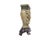 Mid 20th Century Mid 20th Century Large Chinese Hand-Carved Soapstone Vase With Floral, Butterfly & Bird Relief on Stand, 11.7"h For Sale - Image 5 of 10