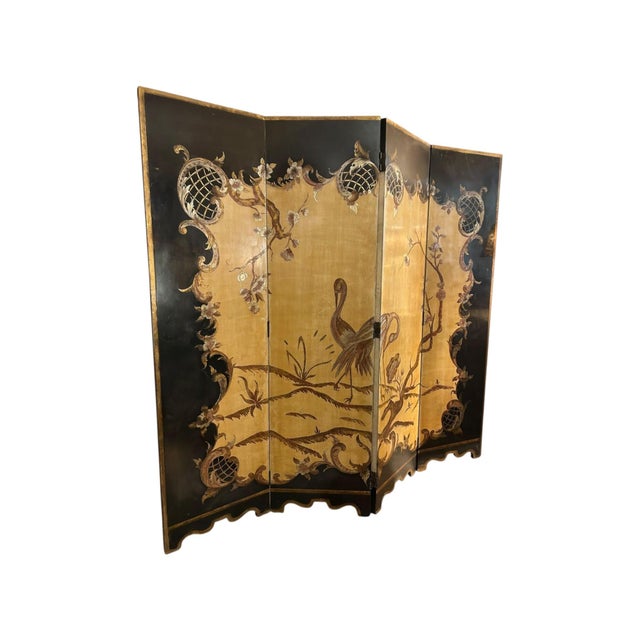 Chippendale Biombo Room Divider For Sale - Image 4 of 10