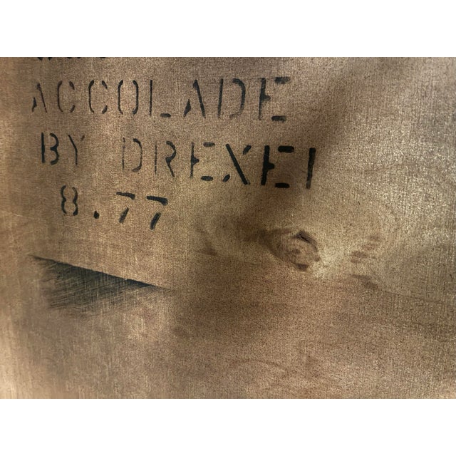 Drexel Triangle Midcentury Modern Guitar Pick Table For Sale In Los Angeles - Image 6 of 6