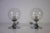 Vintage German Chrome and Glass Table Lamps, 1960s, Set of 2 For Sale - Image 4 of 12