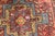 Vintage Caucasian Kazak Rug With Medallions in Coral and Turquoise 4'2 X 6'9 For Sale - Image 12 of 14