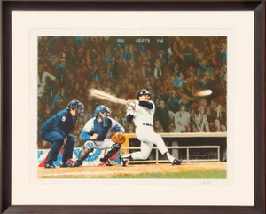 Mr. October - Reggie Jackson, Paul Calle Lithograph, Signed in Pencil