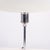 Lyfa Table Lamp with White Metal Shades and Nickel-Plated Frame by Lyfa, 1940s For Sale - Image 4 of 12