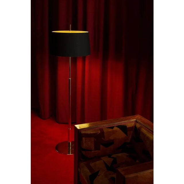 Not Yet Made - Made To Order Nickel Diana Mayor Floor Lamp by Federico Correa For Sale - Image 5 of 9