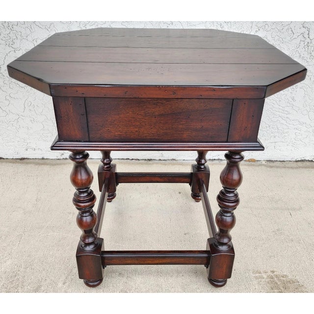Lexington Furniture Vintage Lexington Palmer Home Collection Side Table For Sale - Image 4 of 10