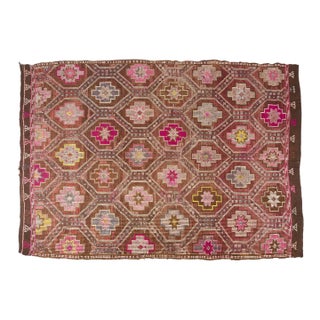 Oversize Wool Tribal Carpet For Sale