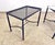 Mid Century Modern Wrought Iron & Milk Glass Small Side Tables—a Pair For Sale - Image 10 of 12