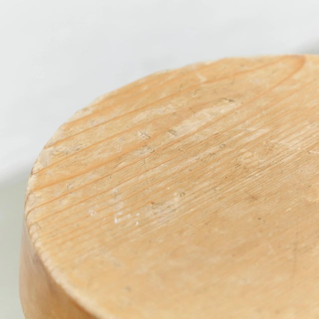 Charlotte Perriand French Stool by Charlotte Perriand for Les Arcs, 1960s For Sale - Image 4 of 13