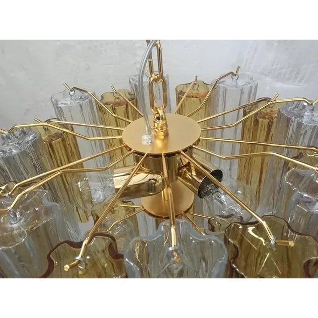Contemporary Striking Contemporary Murano Glass Sputnik Chandelier in Multicolor, Inspired by Mazzega Style For Sale - Image 3 of 9
