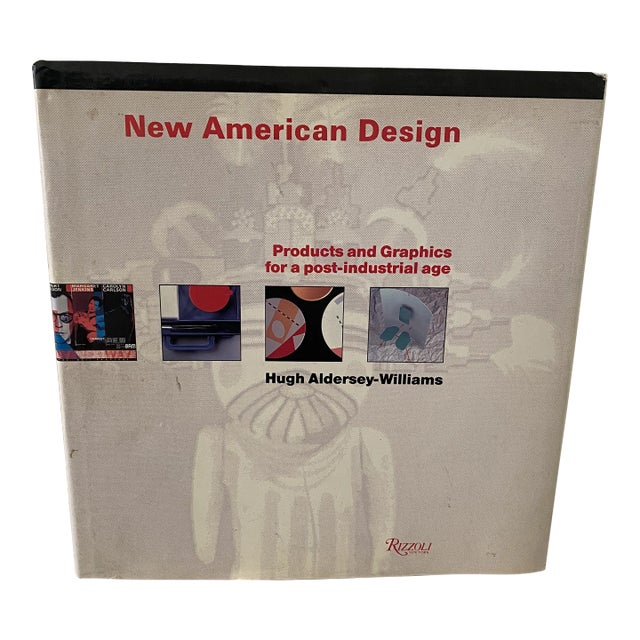 1988 New American Design Products and Graphics for a Post-Industrial Age Interior Design Coffee Table Book by Hugh Aldersey-Williams For Sale