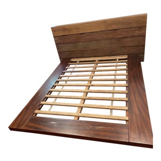 Hd Buttercup Four Hands Mid-Century Clyde Queen Bedframe For Sale