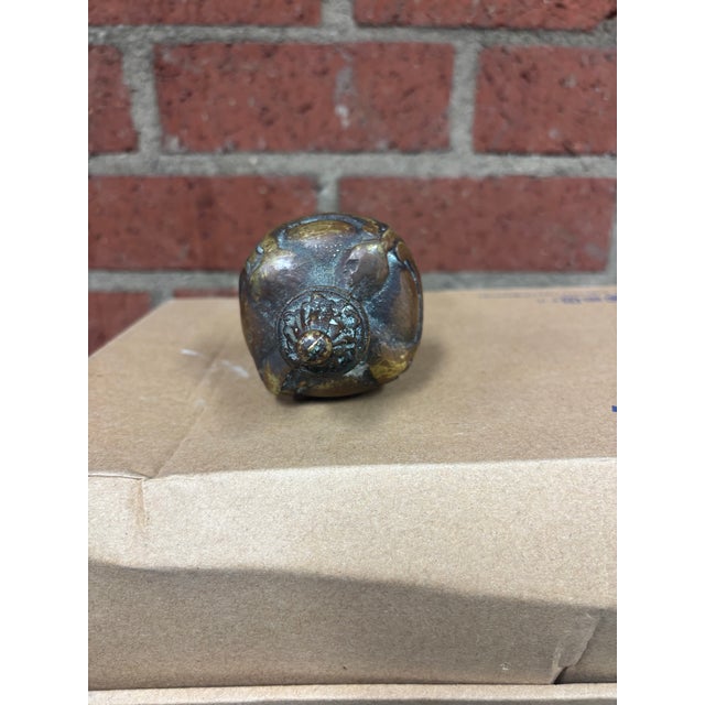 Vintage Solid Brass Finial For Sale - Image 11 of 11