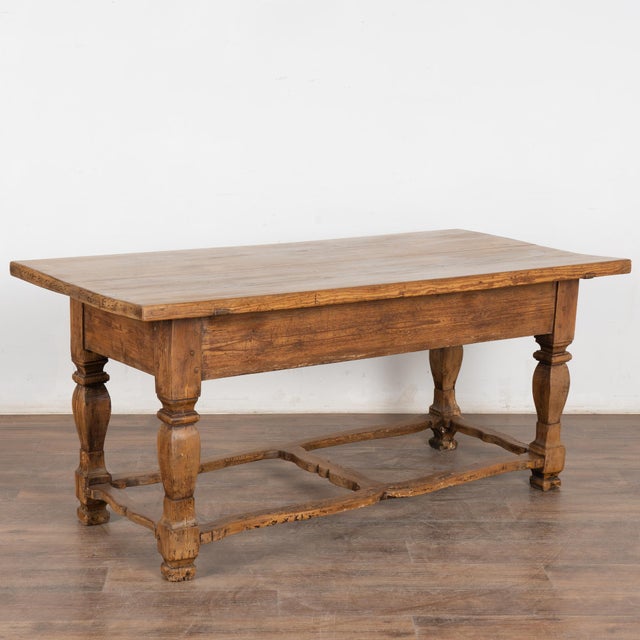 18th Century Pine Library Table Console From Sweden For Sale - Image 12 of 12