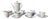 Winterling Marktleuthen Bavaria Fine Porcelain Coffee Service with Pure Gold Details, 1949, Set of 14 For Sale