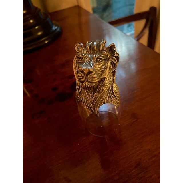 Metal Frankli Wild Shot Glasses With Pewter Wild Animal Bases- Set of 6 For Sale - Image 7 of 9