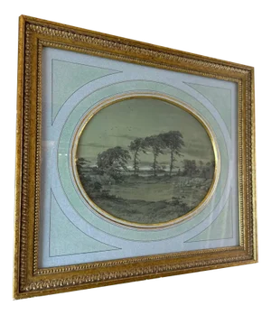 Cinarie, Landscape, 1867, Mixed Media