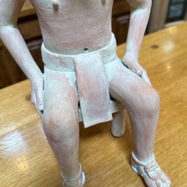 Antique Veracruz Terracotta Sculpture 600-900 A. D. For Sale - Image 11 of 12