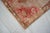 Textile Vintage Turkish Small Rug Faded Pink Brown Hand Knotted Door Mat 20"x37" For Sale - Image 7 of 13