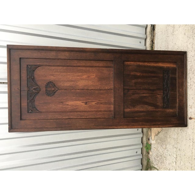 Antique Oak Wardrobe Door For Sale - Image 13 of 18