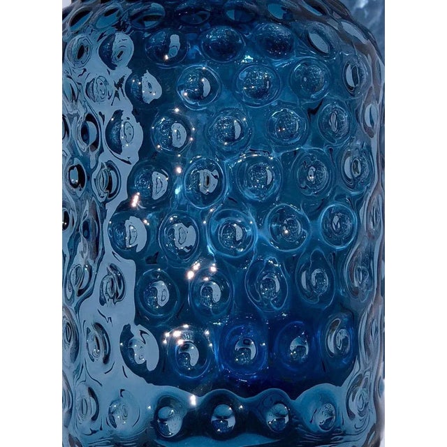 Glass Czech Studio Glass Bottle or Vase, 2000s For Sale - Image 7 of 8