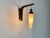 Mid-Century Modern Wall Light in Teak and Opaline Glass, 1960s For Sale - Image 3 of 13