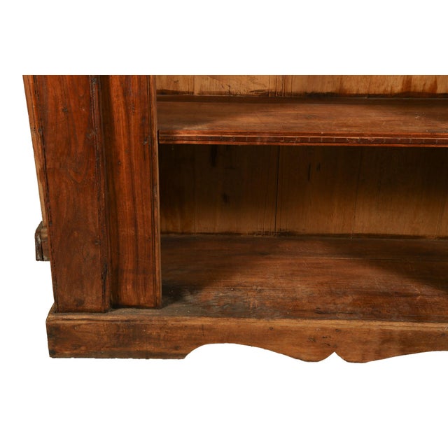 Indian Teak Doorframe Now Bookcase, 19th Century With Later Elements For Sale In San Antonio - Image 6 of 18