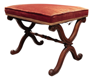 William IV Stool with X Frame