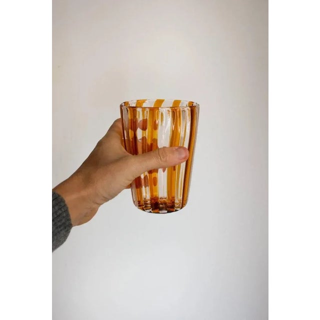 Cocktail Set in Murano Glass by Mariana Iskra, Set of 2 For Sale - Image 4 of 7