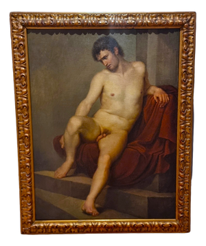 Francesco Hayez, Nude of a Young Man, 1820, Oil on Canvas