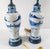 Blue 19th Century Pair of Chinese Blue and White Vases Mounted as Table Lamps For Sale - Image 8 of 12