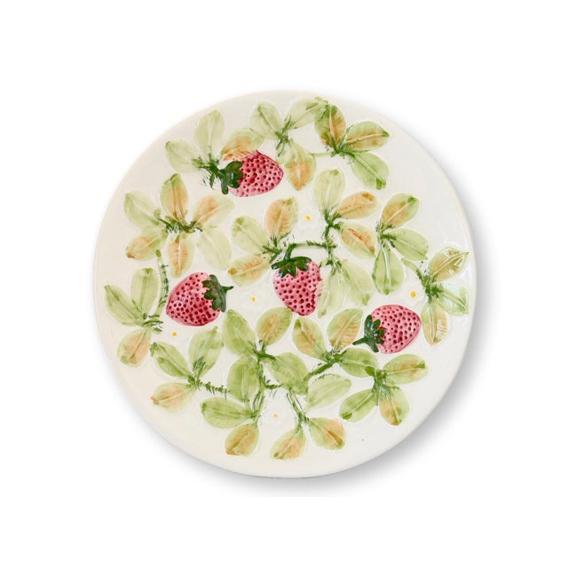 Midcentury Italian Faience Fruit Plates, S/4 For Sale - Image 4 of 10