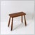 Vintage Wood Side Table on Wheels, 1960s For Sale - Image 12 of 12