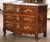 18th Century French Louis XV Carved Walnut Three-Drawer Commode Chest From Lyon For Sale In Dallas - Image 6 of 12