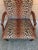 Brown English Chippendale Mahogany Armchair in Leopard Upholstery For Sale - Image 8 of 12