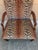 Wood Late 20th Century English Chippendale Mahogany Armchair With Leopard Upholstery For Sale - Image 7 of 11